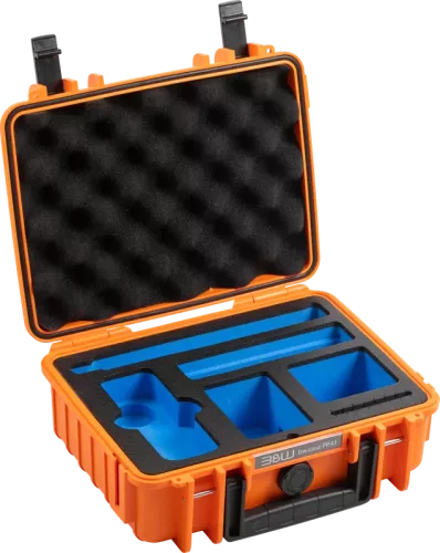 B&W Outdoor Cases BW Outdoor Case Type 1000 for Insta360 X4 / Insta360 X5, orange