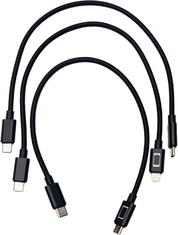 Chasing RC3 Cable kit (Type-C-Micro, Type-C-Type-C, Type-C-lightning.)