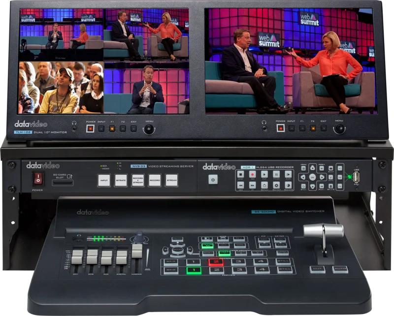 Datavideo GO-500-Studio 4 Inp HDMI switcher w. streaming/rec
