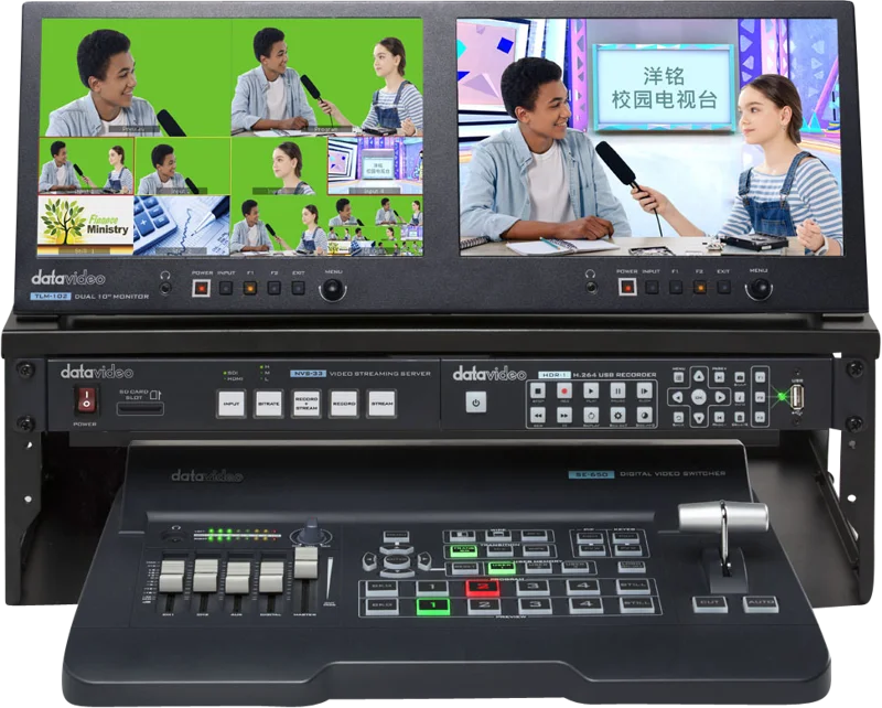 Datavideo GO-650-Studio 4 Inp HDMI/SDI switcher w. streaming/rec