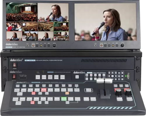 Datavideo GO-1200-Studio 6 Inp HDMI/SDI switcher w. streaming/rec