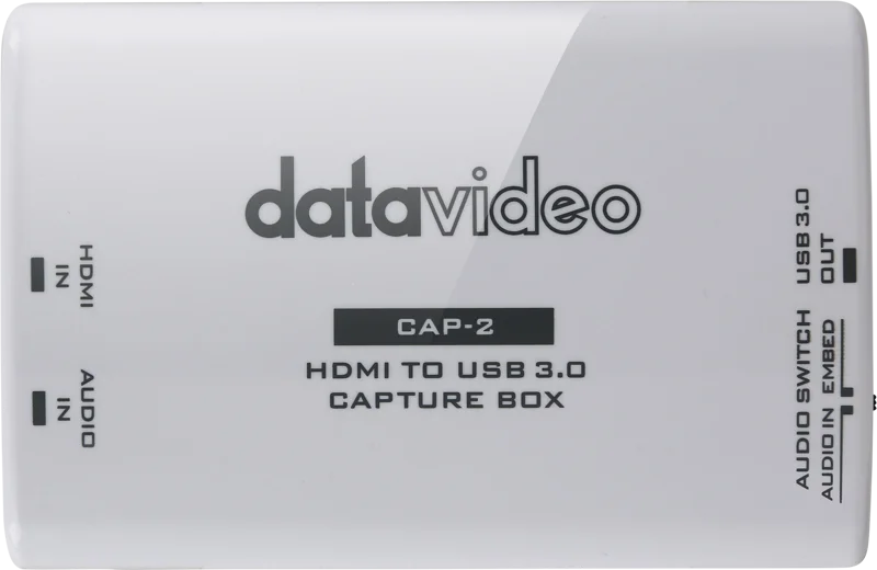 Datavideo CAP-2 HDMI to USB (UVC) Capture (Input) device