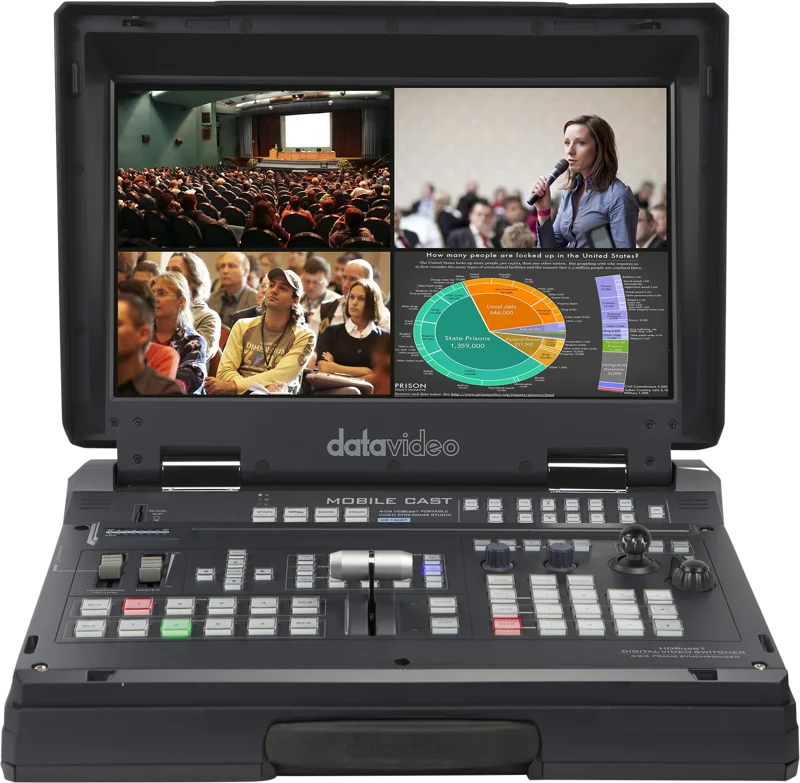 Datavideo HS-1600T MKII HDBaseT Portable Video Streaming Studio