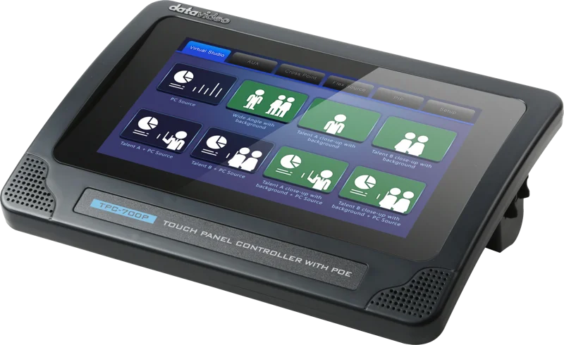 Datavideo TPC-700P Multifunctional touchpanel with PoE