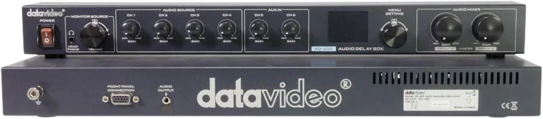 Datavideo AD-200 1RU Audiomixer w delay function