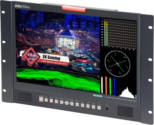 Datavideo TLM-170VR Monitor w WFM/Vector scope (7U mnt)