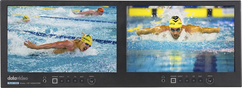 Datavideo TLM-102 Dual 10.1” 4U rack mount monitors