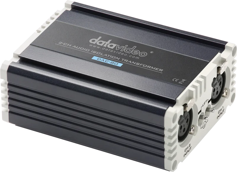 Datavideo DAC-80 2 Channel Audio 1:1 transformer