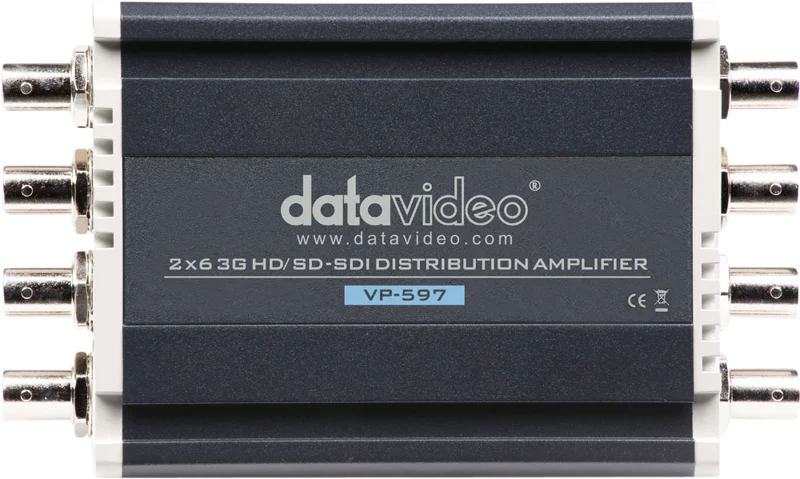Datavideo VP-597 3G/HD/SD-SDI Distribution Amplifier 1->6