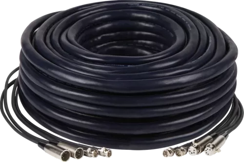 Datavideo CB-23H Multi cable w 4&5p-XLR, 2x BNC (50m)