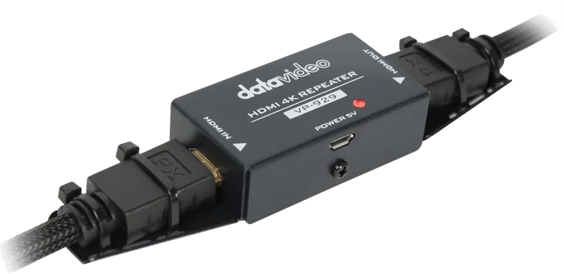 Datavideo VP-929 4K HDMI Repeater. Up to 20 meters.