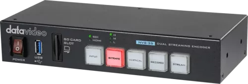 Datavideo NVS-35 Dual streaming encoder with 2 bitrates