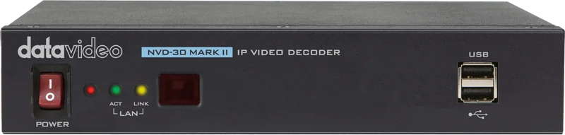 Datavideo NVD-30MKII H.264/SRT stream decoder with HDMI output