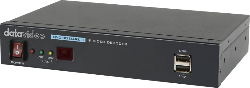 Datavideo NVD-30MKII H.264/SRT stream decoder with HDMI output