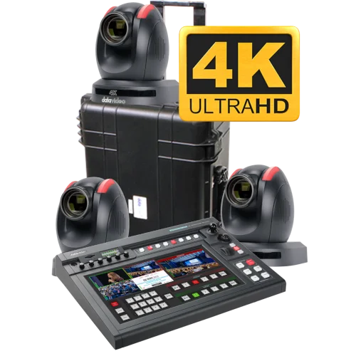 Datavideo BDL-1607 Bundle that consists of 1 Showcast-100 with 3x PTC-280's in a HC-800 case