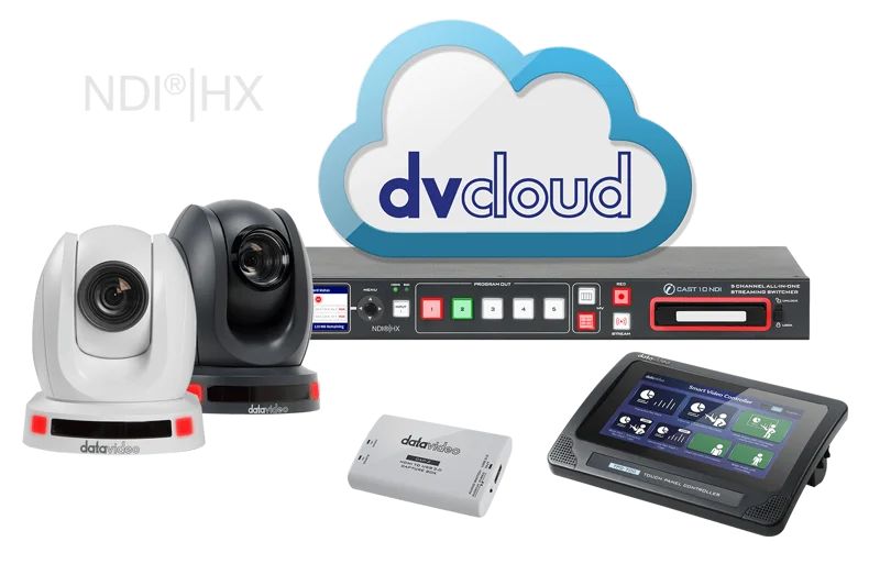 Datavideo BDL-1608 Bundle with iCast, TPC, 2xPTC & CAP-2