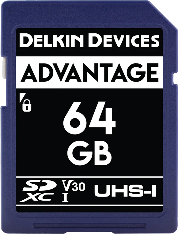 Delkin SD Advantage 660X UHS-I U3 (V30) R90/W90 64GB