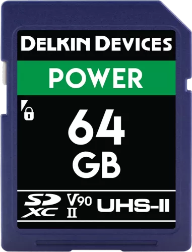 Delkin SD Power 2000X UHS-II U3 (V90) R300/W250 64GB
