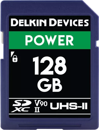 Delkin SD Power 2000X UHS-II U3 (V90) R300/W250 128GB
