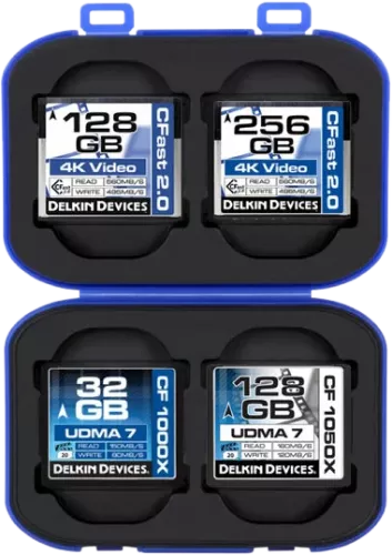 Delkin Weather Resistant Case for 8 CF/CFAST cards