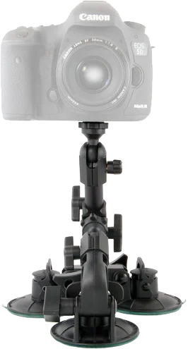 Delkin Fat Gecko Camera Mounts - FG Triple Suction