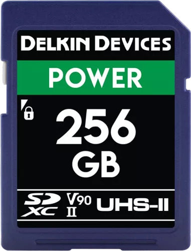 Delkin SD Power 2000X UHS-II U3 (V90) R300/W250 256GB