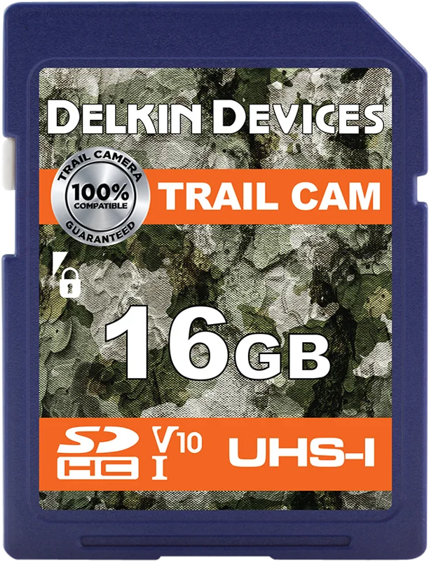 Delkin SDHC Trail Cam R100/W30 (V10) 16GB