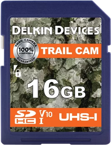 Delkin SDHC Trail Cam R100/W30 (V10) 16GB