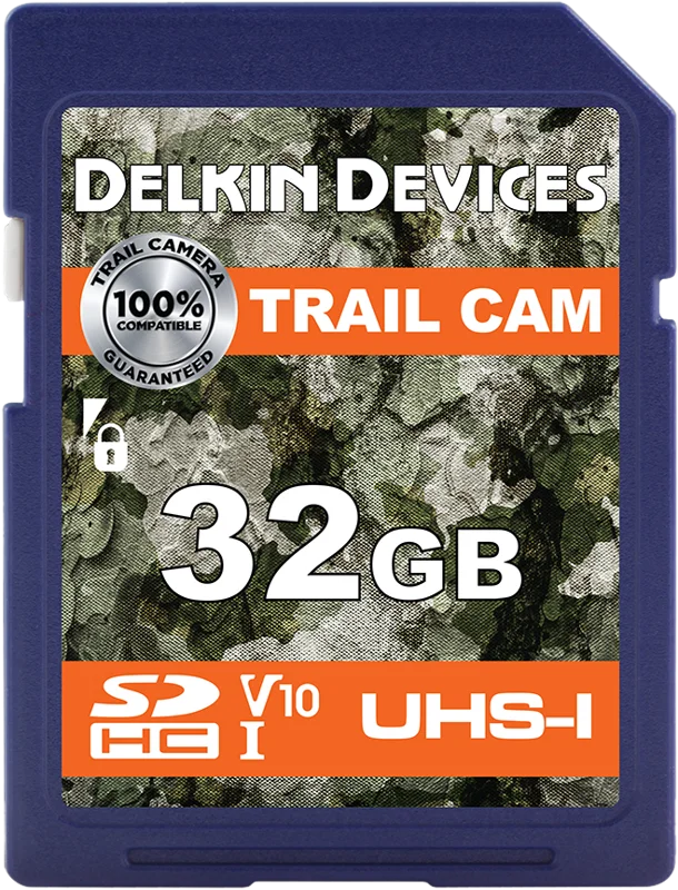 Delkin SDHC Trail Cam R100/W30 U3 (V30) 32GB