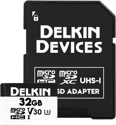 Delkin microSDHC Trail Cam Hyperspeed R100/W75 (V30) 32GB