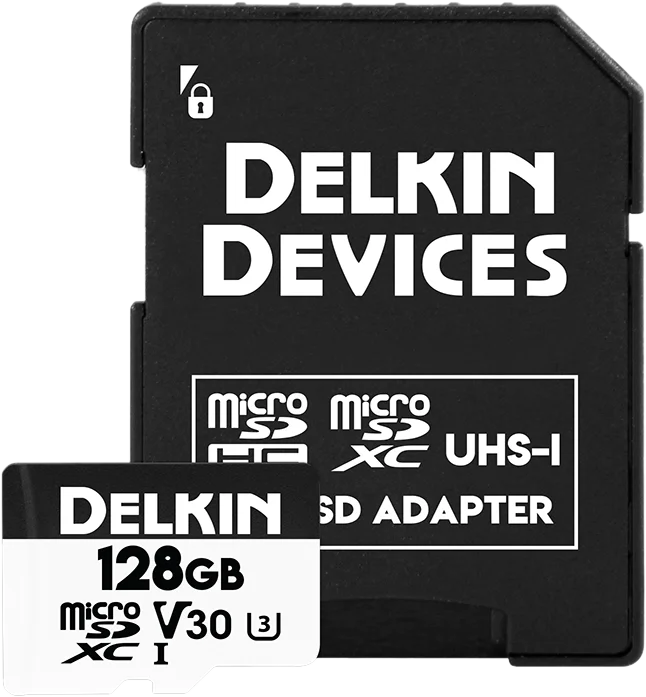 Delkin microSDXC Trail Cam Hyperspeed R100/W75 (V30) 128GB