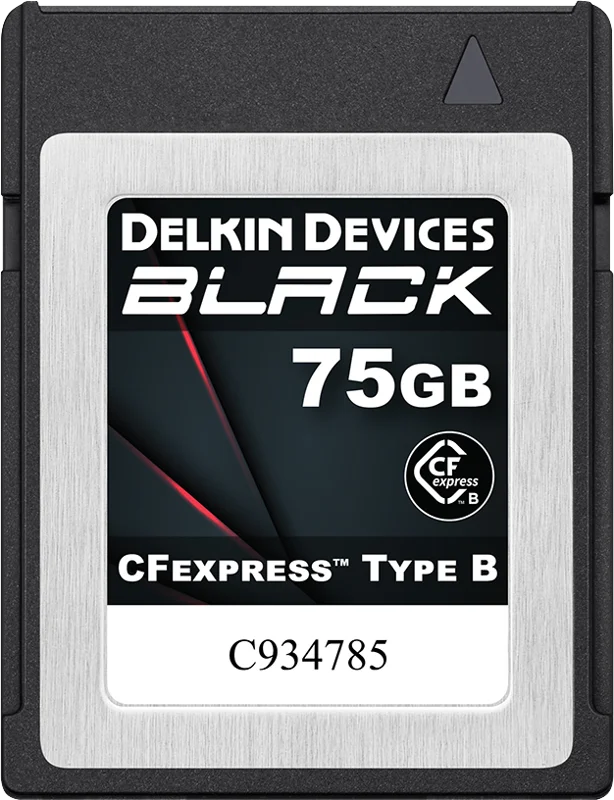 Delkin CFexpress BLACK I Type B I R1725/W1240 75GB