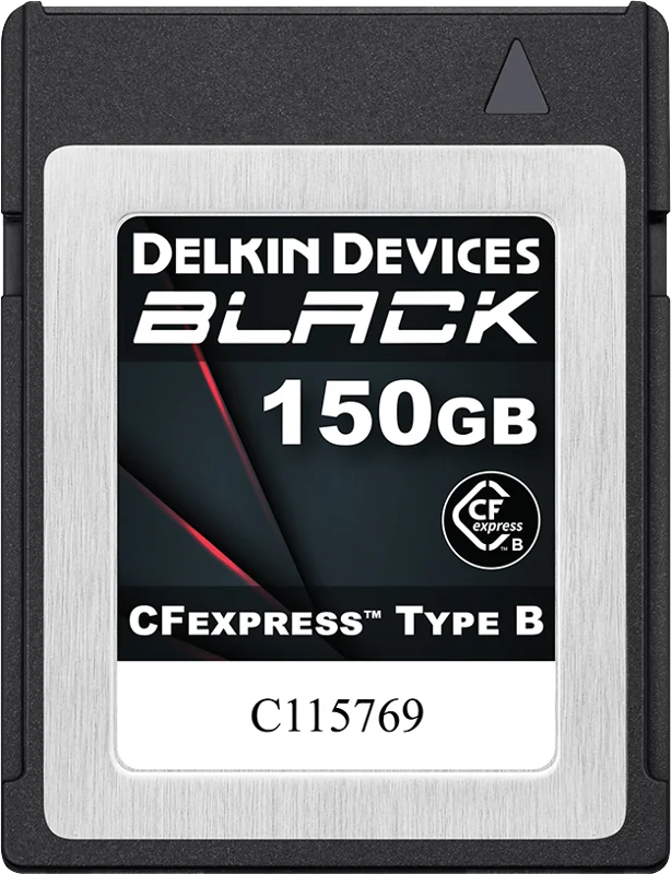 Delkin CFexpress BLACK I Type B I R1725/W1530 (G3) 150GB