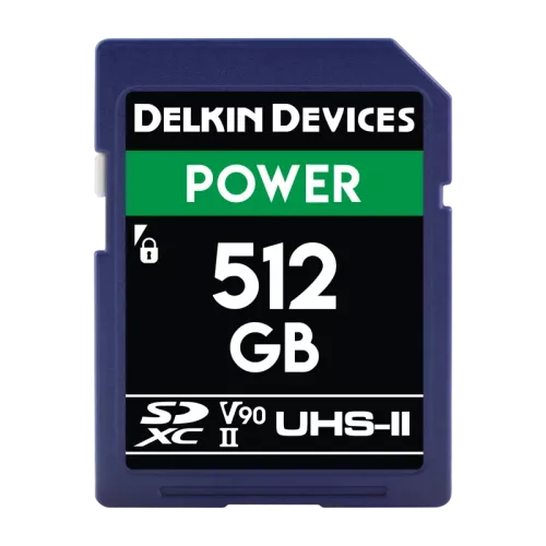 Delkin SD Power 2000X UHS-II U3 (V90) R300/W250 512GB