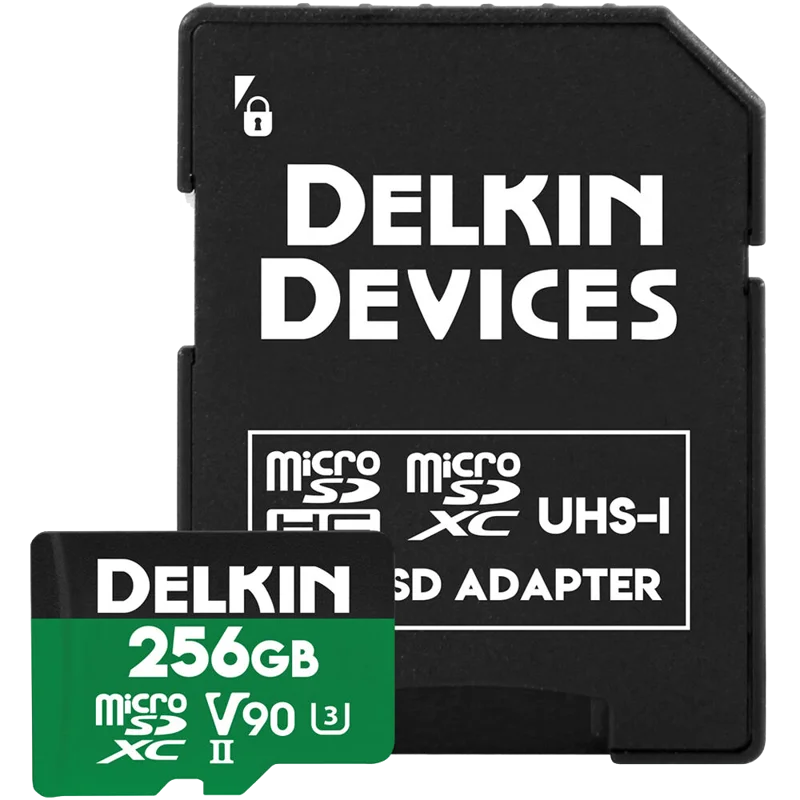 Delkin microSD Power 2000x UHS-II (V90) R300/W250 256GB