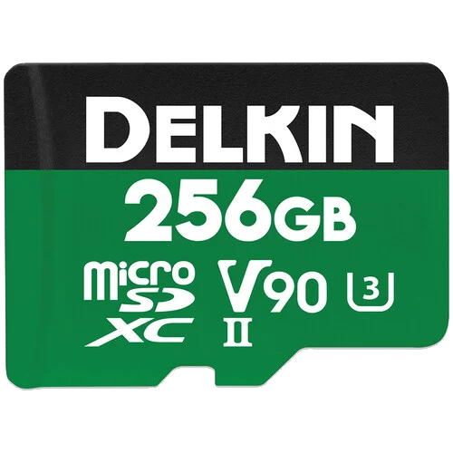 Delkin microSD Power 2000x UHS-II (V90) R300/W250 256GB