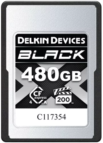 Delkin CFexpress 4.0 BLACK | Type A | VGP200, R1830/W1710 (Type A | 4.0) 480GB