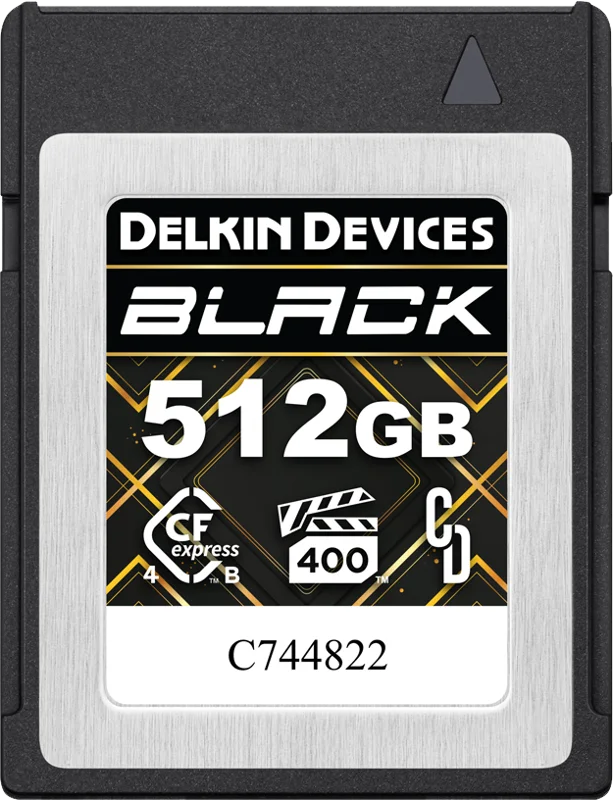Delkin CFexpress 4.0 BLACK | Type B | R3600/W3200 (VPG400) 512GB