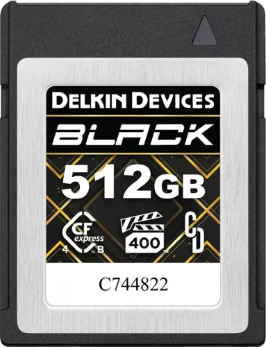 Delkin CFexpress 4.0 BLACK | Type B | R3600/W3200 (VPG400) 512GB