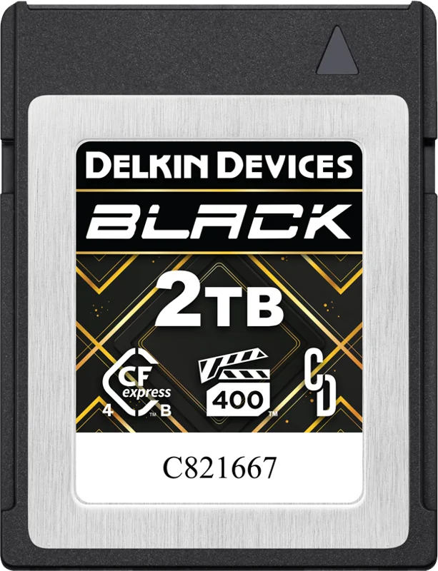 Delkin CFexpress 4.0 BLACK | Type B | R3700/W3220 (VPG400) 2TB