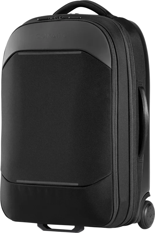 Gomatic Navigator 37L Wheeled Expandable Carry-On Bag (Black)