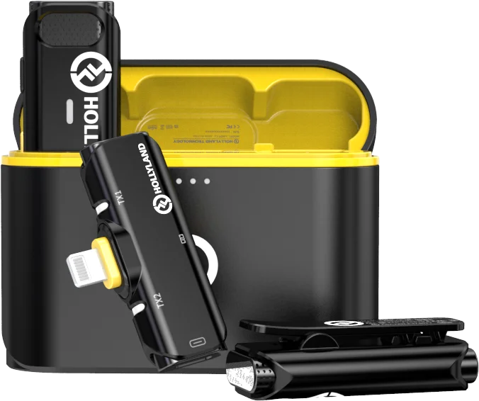 Hollyland Lark C1 Duo Wireless Lavalier Microphone for iPhone