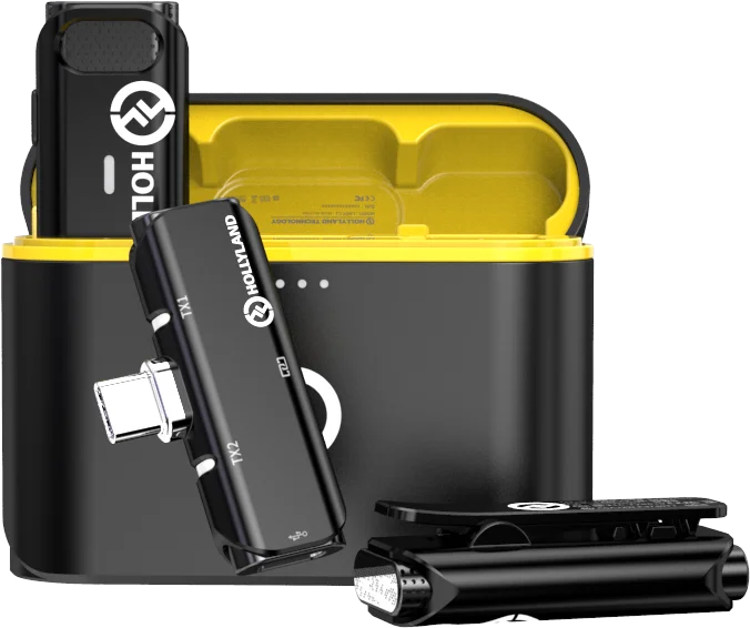 Hollyland Lark C1 Duo Wireless Lavalier Microphone for Android