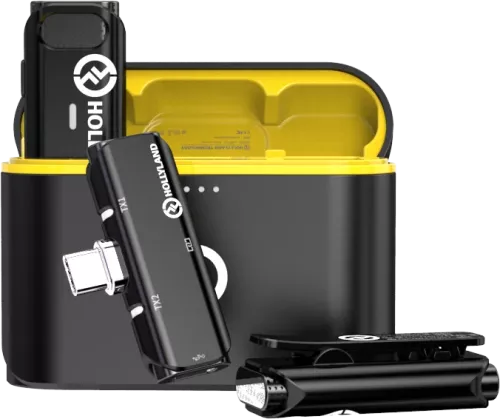 Hollyland Lark C1 Duo Wireless Lavalier Microphone for Android
