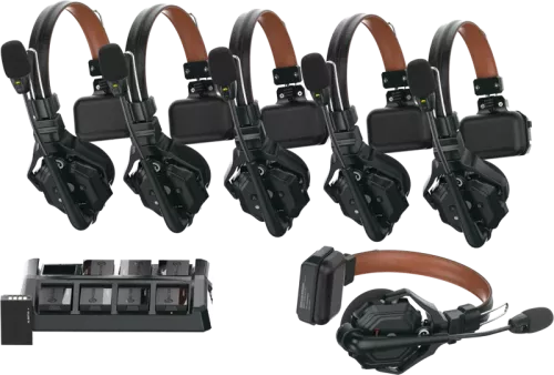 Hollyland Solidcom C1 Pro  Wireless Intercom System with 6 ENC headsets