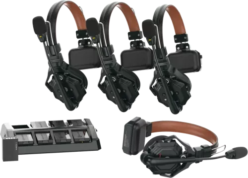 Hollyland Solidcom C1 Pro  Wireless Intercom System with 4 ENC headsets