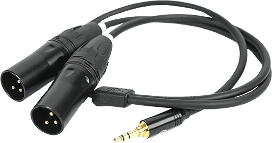 Hollyland 3.5mm to Dual XLR Audio Cable