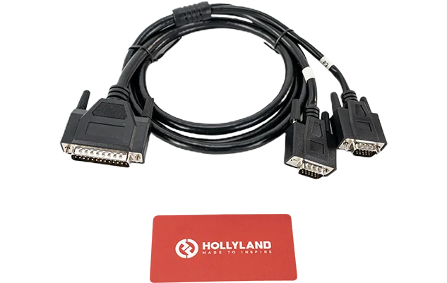 Hollyland HL-TCB10 DB25 Male to Dual HDB15 Male Tally Cable