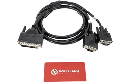 Hollyland HL-TCB10 DB25 Male to Dual HDB15 Male Tally Cable