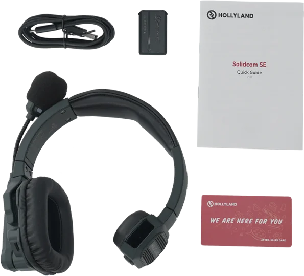 Hollyland Solidcom SE Wireless Stereo Remote Headset Single-Ear Version Fit for Solidcom SE